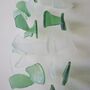 Shell And Glass Wind Chime Green And White, thumbnail 7 of 7