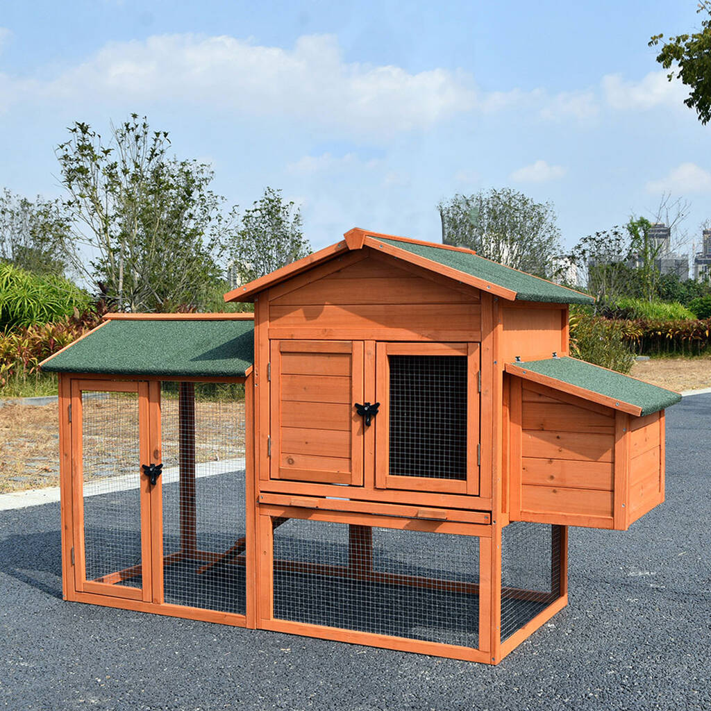 Devon Wooden Chicken Coop With Run By Garden Chic
