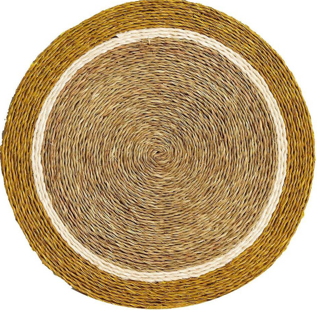 Striped Round Grass Placemat By Gone Rural Uk | notonthehighstreet.com