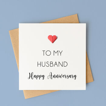 Wedding Anniversary Card For Husband Or Wife, 2 of 7
