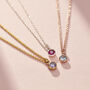 Birthstone Charm Necklace, thumbnail 5 of 12