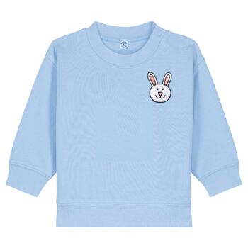 Easter Bunny Organic Cotton Sweatshirt, 7 of 7