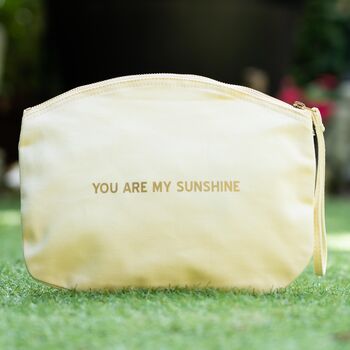 'You Are My Sunshine' Organic Spring Wristlet, 2 of 3