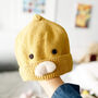 Baby Duck Knit Beanie Hat For Baby And Toddler, thumbnail 9 of 12