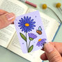 September Magnetic Birth Flower Bookmark Aster, thumbnail 4 of 7