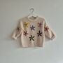 Hand Embroidered 'Flower' Baby And Toddler Jumper, thumbnail 1 of 4