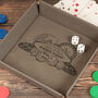 Vegas Sign Dice Rolling Snap Up Table Top Gaming Tray, thumbnail 1 of 5
