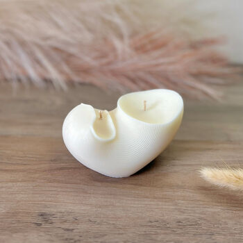 Conch Shell Natural Soy Wax Candle Sculpture Candles, 6 of 8