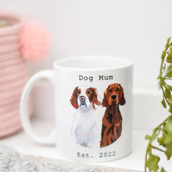 Personalised Dog Mum Established Mug, 6 of 12