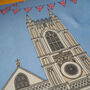 King Charles Coronation Westminster Abbey Tea Towel, thumbnail 2 of 7