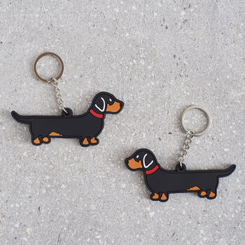 Dachshund Key Ring Personalisation Available, 4 of 4