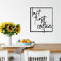 But First Coffee Wall Decor, thumbnail 1 of 4