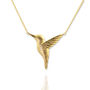 Personalised Hummingbird Necklace, thumbnail 3 of 8
