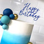 Personalised 'Floating' Happy Birthday Cake Topper, thumbnail 1 of 4