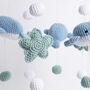 Whale And Starfish Baby Mobile Easy Crochet Kit, thumbnail 4 of 7