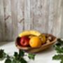 35cm Teak Root Bowl Handcrafted Natural Wood Fruit Bowl, thumbnail 3 of 7