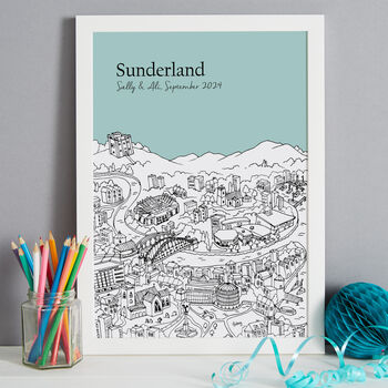 Personalised Sunderland Print, 6 of 9