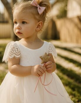 Hazel In Ivory ~ Flower Girl /Party Dress, 2 of 5