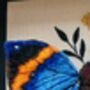 Realistic Handmade Faux Butterfly Taxidermy Embroidery, thumbnail 4 of 6