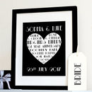 Personalised Art Deco Wedding Anniversary Print By Tilly Bob And Me