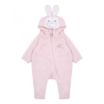 Personalised Baby Bunny Fleece All In One, 2 of 9