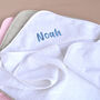 Personalised White Hooded Baby Towel, thumbnail 1 of 6