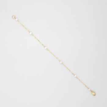 Freshwater Pearl Chain Bracelet, 3 of 8