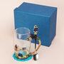 G Decor Blue Rose Gift Set Glass And Matching Spoon, thumbnail 1 of 10