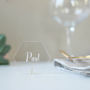 Personalised Wedding Hexagon Place Setting In Acrylic, thumbnail 8 of 12