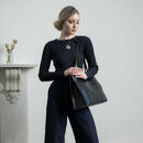 Personalised Ladies Real Leather Shoulder Bag 'rivara' By Maxwell Scott ...