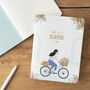 Set Of Two Bicycle And Floral A6 Lined Paper Notebooks, thumbnail 2 of 6
