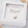 Personalised Necklace For Mam With Birthstone, thumbnail 1 of 6