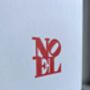 Noel Letterpress Hand Printed Christmas Card, thumbnail 1 of 4