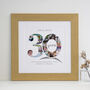 Personalised Pearl Wedding Anniversary Collage, thumbnail 6 of 11