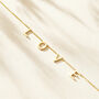 9ct Gold ‘Love’ Necklace, thumbnail 3 of 7