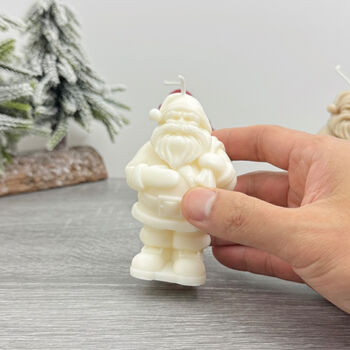 Father Christmas Decoration Candle Santa Claus Gift, 8 of 10