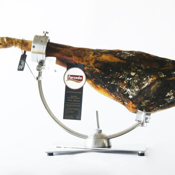 Spanish 100% Acorn Fed Iberico Jamon With Wooden Stand, 3 of 3