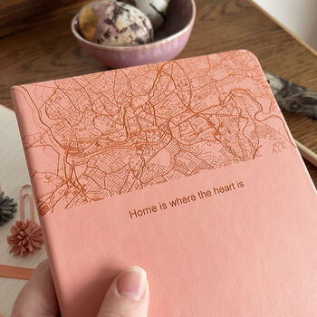 Personalised Map Journal Notebook, 5 of 11
