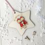 Personalised First Christmas As Mrs And Mrs Decoration, thumbnail 3 of 5