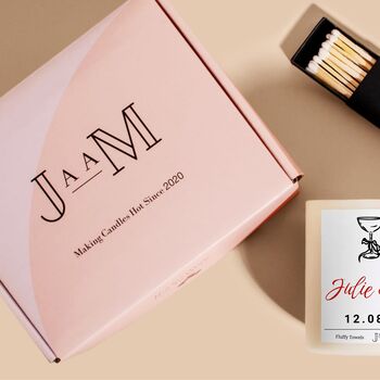 Personalised Wedding Candle Gift For Couple, 6 of 6
