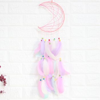 Pink Pastel Moon Dream Catcher Gift For Girls, 2 of 4