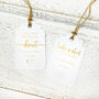 Personalised Take A Shot Wedding Favour Tag, thumbnail 5 of 5