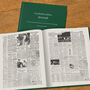 Arsenal Personalised Football Telegraph Book, thumbnail 10 of 11