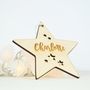 Personalised Star Tree Decoration, thumbnail 1 of 5