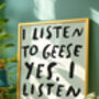 I Listen To Geese, Yes I Listen To Geese, thumbnail 2 of 5