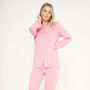 Personalised Super Soft Pink Long Jersey Pyjamas, thumbnail 3 of 7