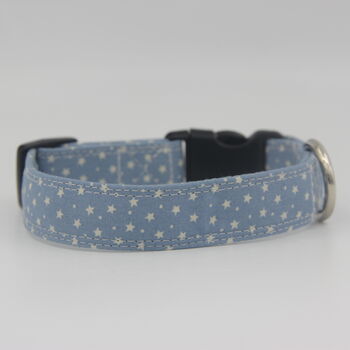 Light Blue Star Dog Collar And Lead Accessories Set, 11 of 12