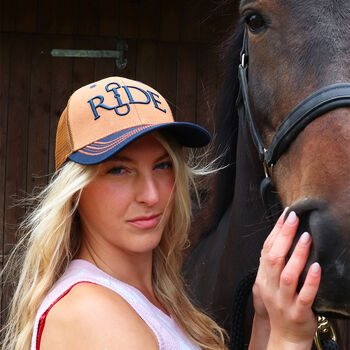 Equestrian Baseball Cap For Horse Riders, 7 of 11
