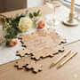 Wooden Jigsaw Alternative Wedding Guest Book, thumbnail 6 of 12