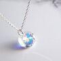 Personalised Necklace With Round Swarovski Birthstone, thumbnail 5 of 7
